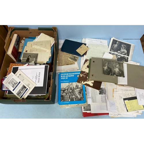 419 - Royal Marine / 45 Commando WWII Interest.  A collection of ephemera, photographs and items relating ... 