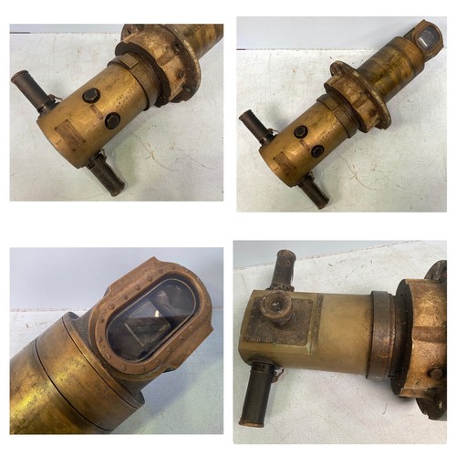 574 - A 1942 WWII Bar & Stroud X-Craft submarine night periscope Type CH65 No. 527. 75cm high. This item h... 