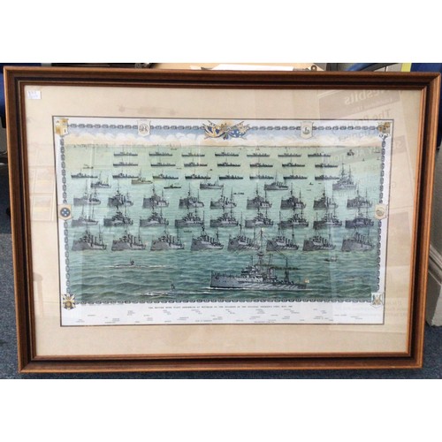 347 - A collection of assorted maritime and militaria related prints including a number of London Illustra... 