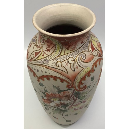 89 - A Calvert & Lovatt period Langley Ware pottery vase in the Art Nouveau style attributed to Daisy Cal... 