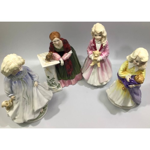 26 - Four Royal Doulton hand-painted figurines, to include Florence Nightingale, HN3144, limited edition ... 