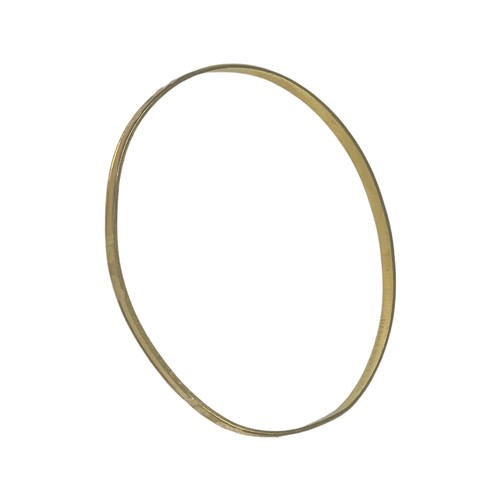 310 - A 21ct yellow gold slave bangle, weighs 11.5 grams.