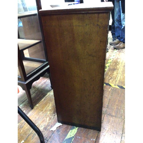 638 - A 19th Century walnut collector’s chest of drawers, comprising three banks of eight graduated drawer... 