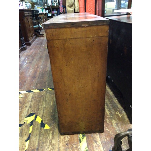 638 - A 19th Century walnut collector’s chest of drawers, comprising three banks of eight graduated drawer... 