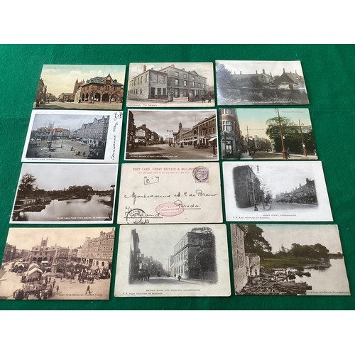 251 - An album of 108 standard size old postcards including a nice selection of 30 of Peterborough, includ... 