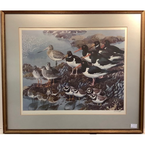 581 - Charles Frederick Tunnicliffe, OBE, RA (1 December 1901 – 7 February 1979), 'At Low Tide,' 278/500, ... 