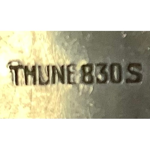 144 - A collection of assorted French .800 grade or above silver topographical teaspoons, together with fo... 