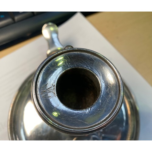 158 - A George III Silver chamberstick, of Neo-classical design, with vase sconce and reeded rims, London,... 