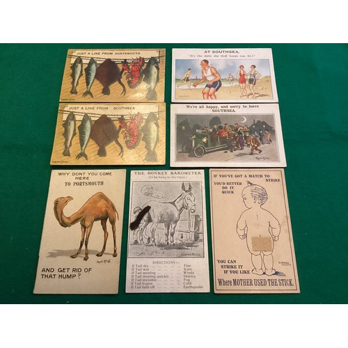 263 - A collection of approximately 300 Donald McGill postcards, including some early examples of his work... 