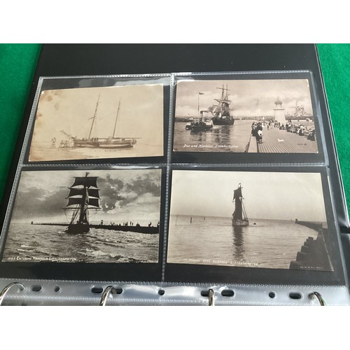 265 - 3 Albums containing approximately 936 postcards of Littlehampton in West Sussex – a collection rich ... 