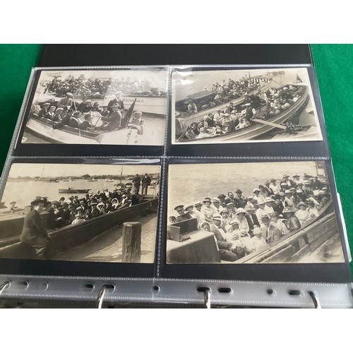 265 - 3 Albums containing approximately 936 postcards of Littlehampton in West Sussex – a collection rich ... 