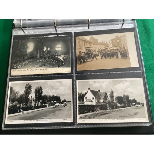 265 - 3 Albums containing approximately 936 postcards of Littlehampton in West Sussex – a collection rich ... 