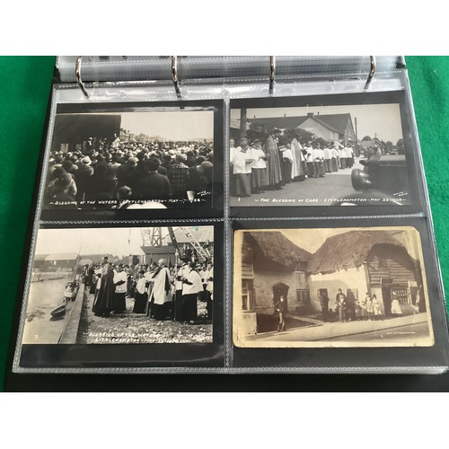 265 - 3 Albums containing approximately 936 postcards of Littlehampton in West Sussex – a collection rich ... 