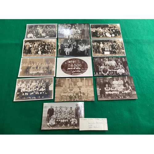 274 - Fifteen real photographic postcards relating to football in Littlehampton, including (1st photo) Lit... 