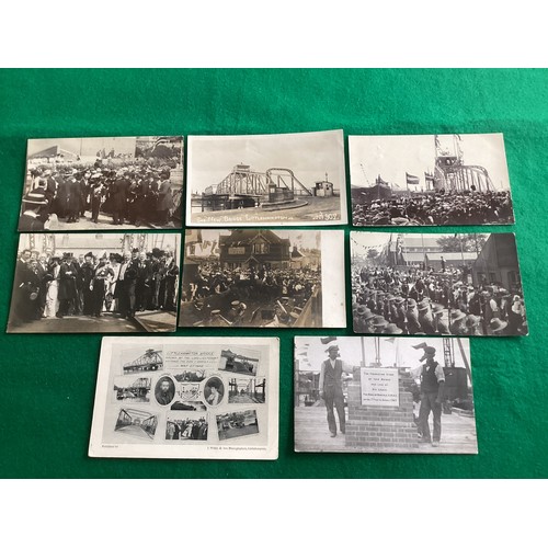 268 - 17 standard-size postcards, all real photographic apart from one, relating to Littlehampton swing br... 