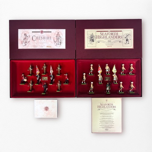 370 - Two limited edition boxed sets of Britains soldiers comprising ‘The 22nd Cheshire Regiment’, 10 piec... 