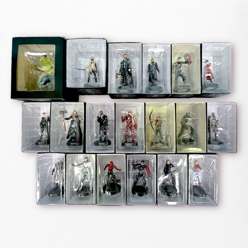 369 - Ninety-nine assorted Eaglemoss ‘Marvel Movie Collection’ boxed Marvel hand-painted collector’s figur... 