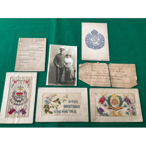 278 - As assortment of postcards, old greetings cards and ephemera – with World War One interest. This lot... 