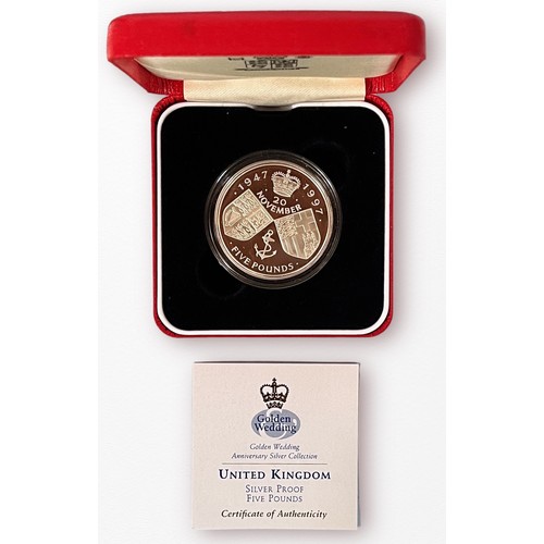 219 - Thirteen various Royal Mint Royal Commemorative Silver Proof Crowns/Five Pounds/Medals, comprising 2... 