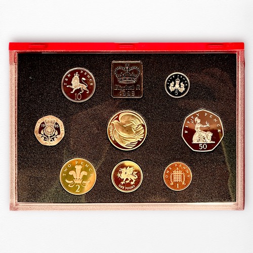 221 - Seven UK Annual Definitive proof Deluxe Sets, 1990, 1992 (x2), 1993, 1994, 1995, 1997, together with... 