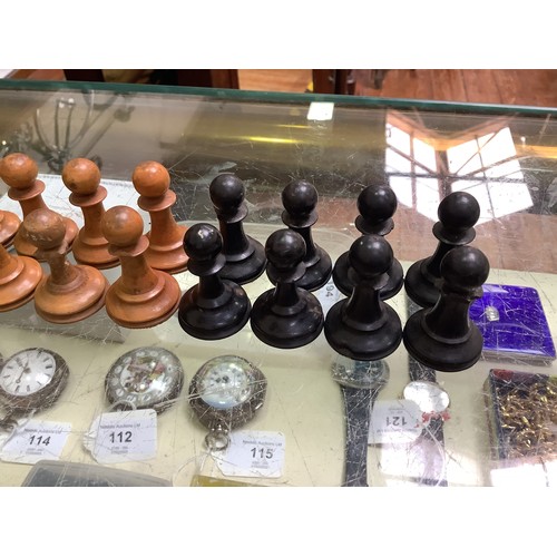 301 - Two glass chess sets, with glass board and a wooden Staunton pattern chess set, together with two wo... 