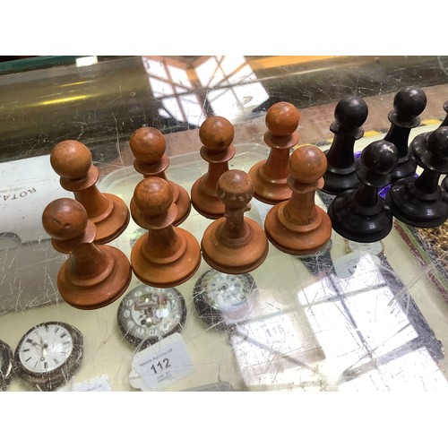 301 - Two glass chess sets, with glass board and a wooden Staunton pattern chess set, together with two wo... 