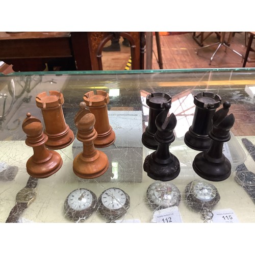 301 - Two glass chess sets, with glass board and a wooden Staunton pattern chess set, together with two wo... 