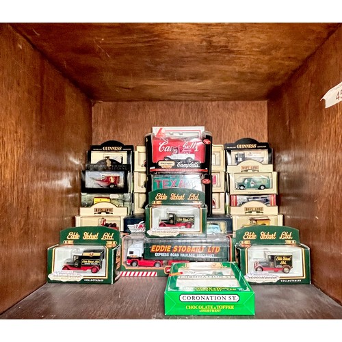 385 - Approximately 80 various metal die-cast model vehicles from Lledo, Matchbox, Days Gone, Corgi,  etc.... 