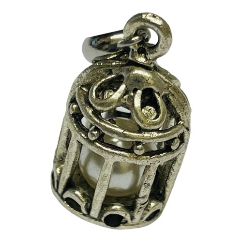 193 - Ten various new silver Pandora charms, including G of T charm, a 'thank you' charm, and a 'missed yo... 