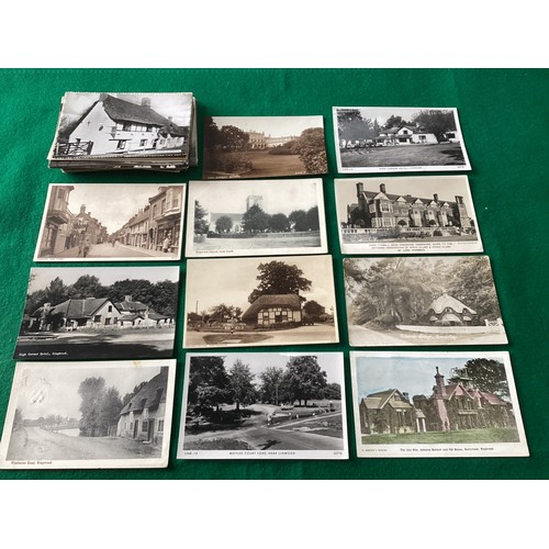 286 - A collection of more than 70 standard-size postcards of Ringwood and the surrounding area, including... 