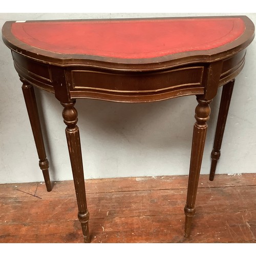 513 - A reproduction Victorian style mahogany Davenport, of typical form, with hinged, raised back enclosi... 