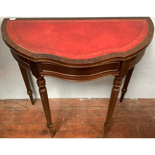 513 - A reproduction Victorian style mahogany Davenport, of typical form, with hinged, raised back enclosi... 