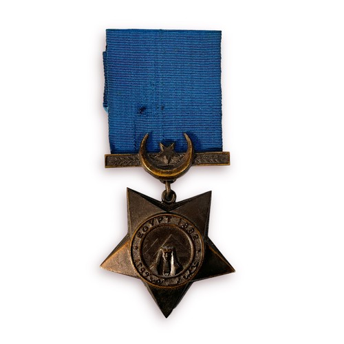 531 - A RN Egypt Medal 1882 (named S. Gundry HMS Ready), and Khedive Star, together with a Queen Victoria ... 