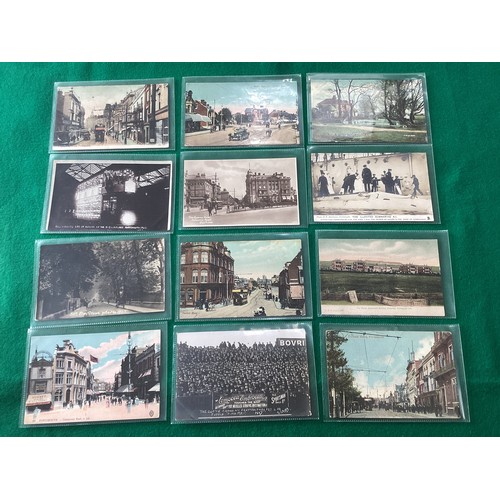 273 - A collection of approximately 230 standard-size Portsmouth postcards – plus 20 plan-backed images re... 