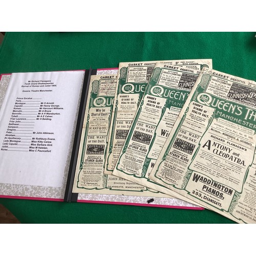 266 - Dozens of old theatre and stage programmes and related ephemera both loose in in albums – many devot... 