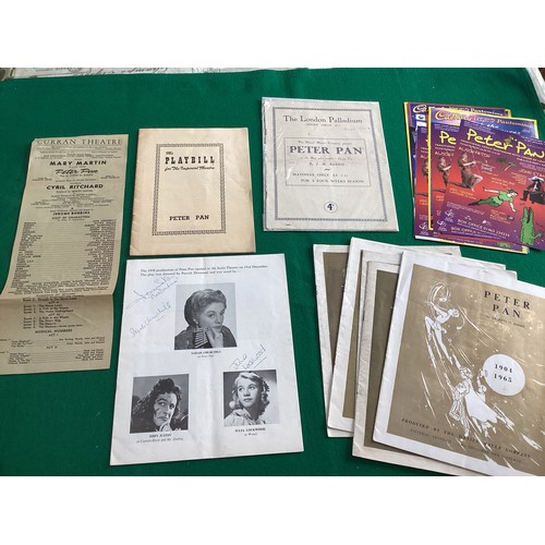 266 - Dozens of old theatre and stage programmes and related ephemera both loose in in albums – many devot... 