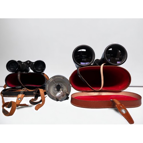 591 - A pair of German Beck Kassel CBS ‘Planet’ 22 x 80 astronomers’ binoculars with strap, in fitted brow... 