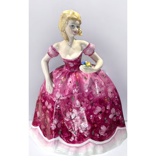 37 - A collection of eight assorted Coalport ‘Ladies of Fashion’ figural ladies including Madeleine, Rose... 