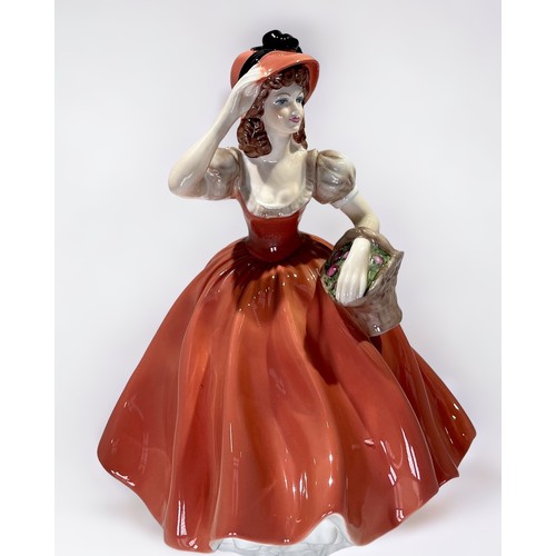 37 - A collection of eight assorted Coalport ‘Ladies of Fashion’ figural ladies including Madeleine, Rose... 