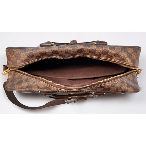 281 - Louis Vuitton Damier Ebene Icare Laptop Bag, damier canvas body, a front zip compartment with interi... 