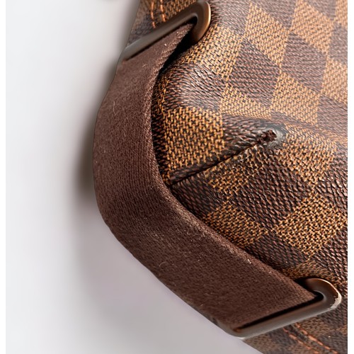 282 - Louis Vuitton Damier Ebene Messenger Bag, with brown adjustable shoulder strap, a rear zip pocket, m... 