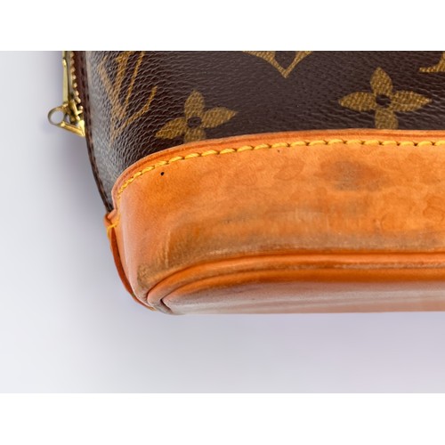 279 - Louis Vuitton, a monogram Alma handbag, designed with a monogram coated canvas exterior, smooth vach... 