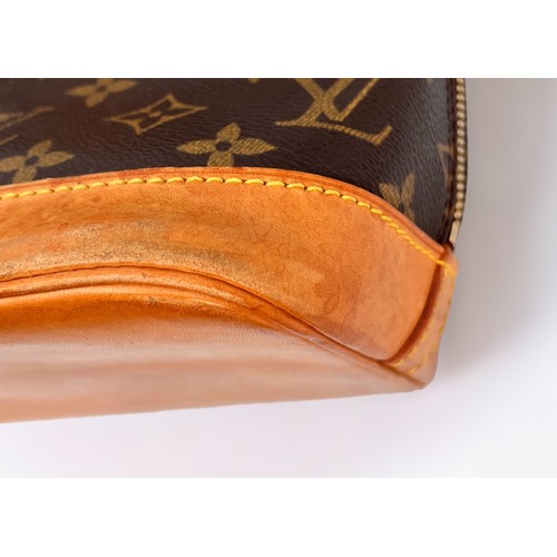 279 - Louis Vuitton, a monogram Alma handbag, designed with a monogram coated canvas exterior, smooth vach... 