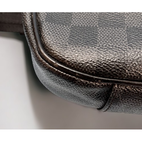 283 - Louis Vuitton Damier Graphite Wearable Wallet/Clutch Bag, 28x17x6cm, with two various LV keyrings.  ... 