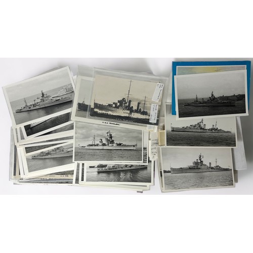 490 - Large quantity (1000s) of monochrome and colour portrait photographs of Royal Navy ships covering th... 