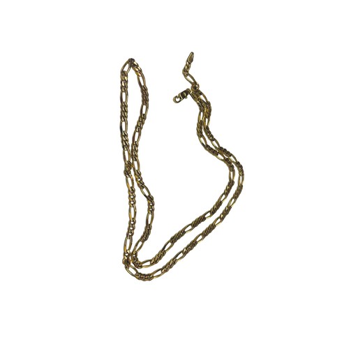 228 - A 9ct yellow gold curb link chain, 22 inches in length, weighing 13.2 grams.