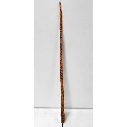 622 - A facsimile Narwhal tusk realistically modelled in resin, together with a simulated large Scrimshaw ... 