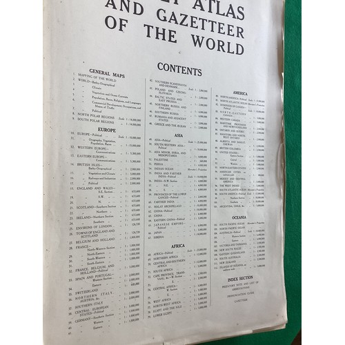 260 - There are three parts to this lot - The Times Atlas and Gazetteer of the World, Selfridge edition (m... 