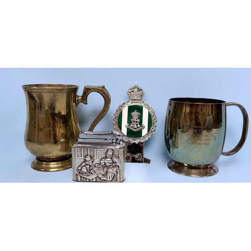 682 - A small collection of assorted militaria related items, all former property of Regimental sergeant m... 