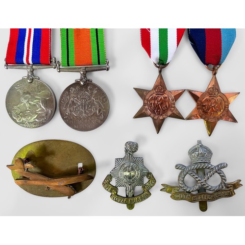 693A - A WWII 4-medal group to Pte. Thomas Roff 2nd Battalion South Staffordshire Regiment (Airborne), Kill... 